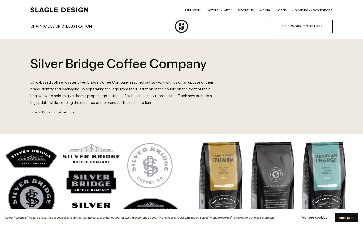 Screenshot of Slagle Design