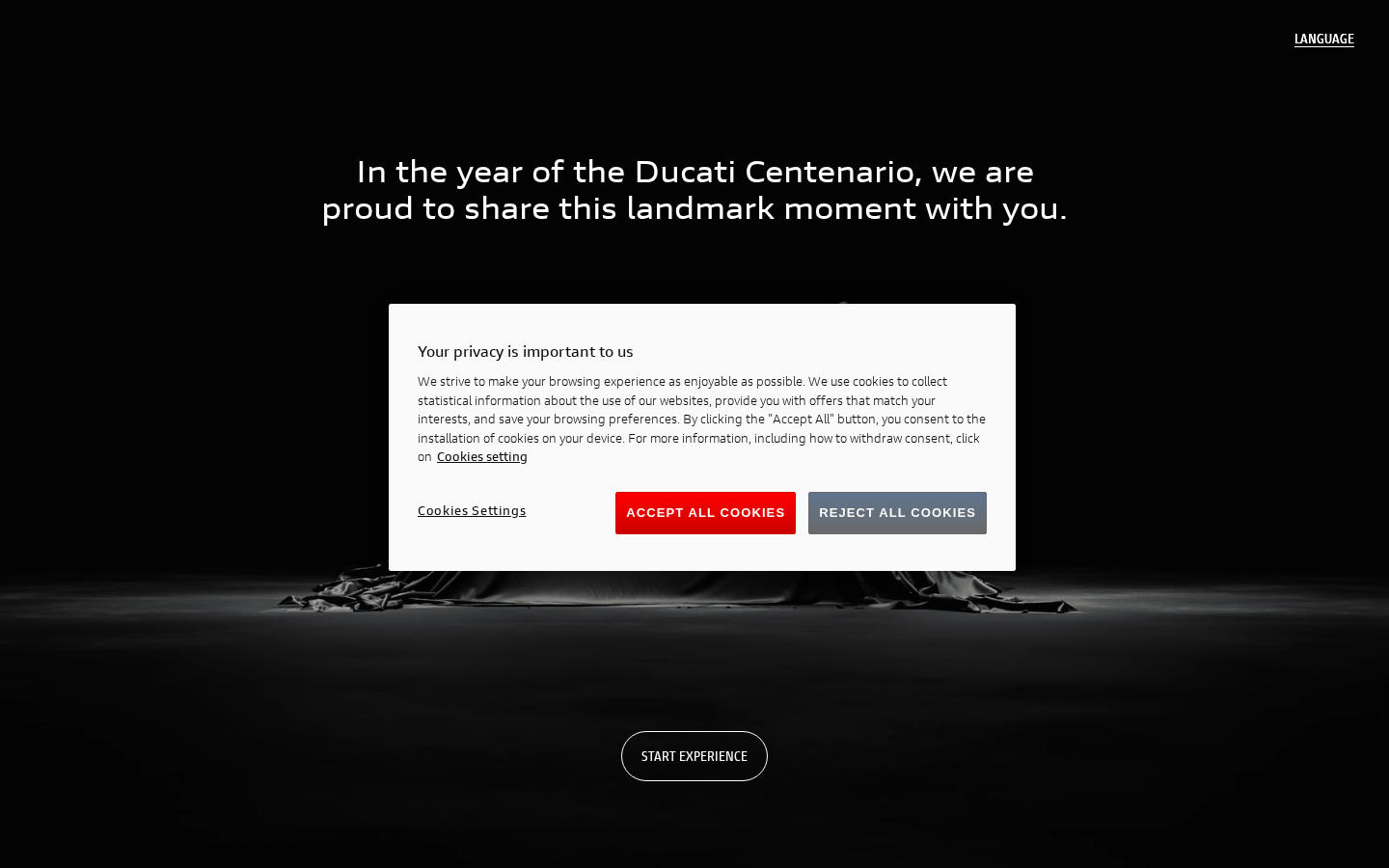 Screenshot of Ducati