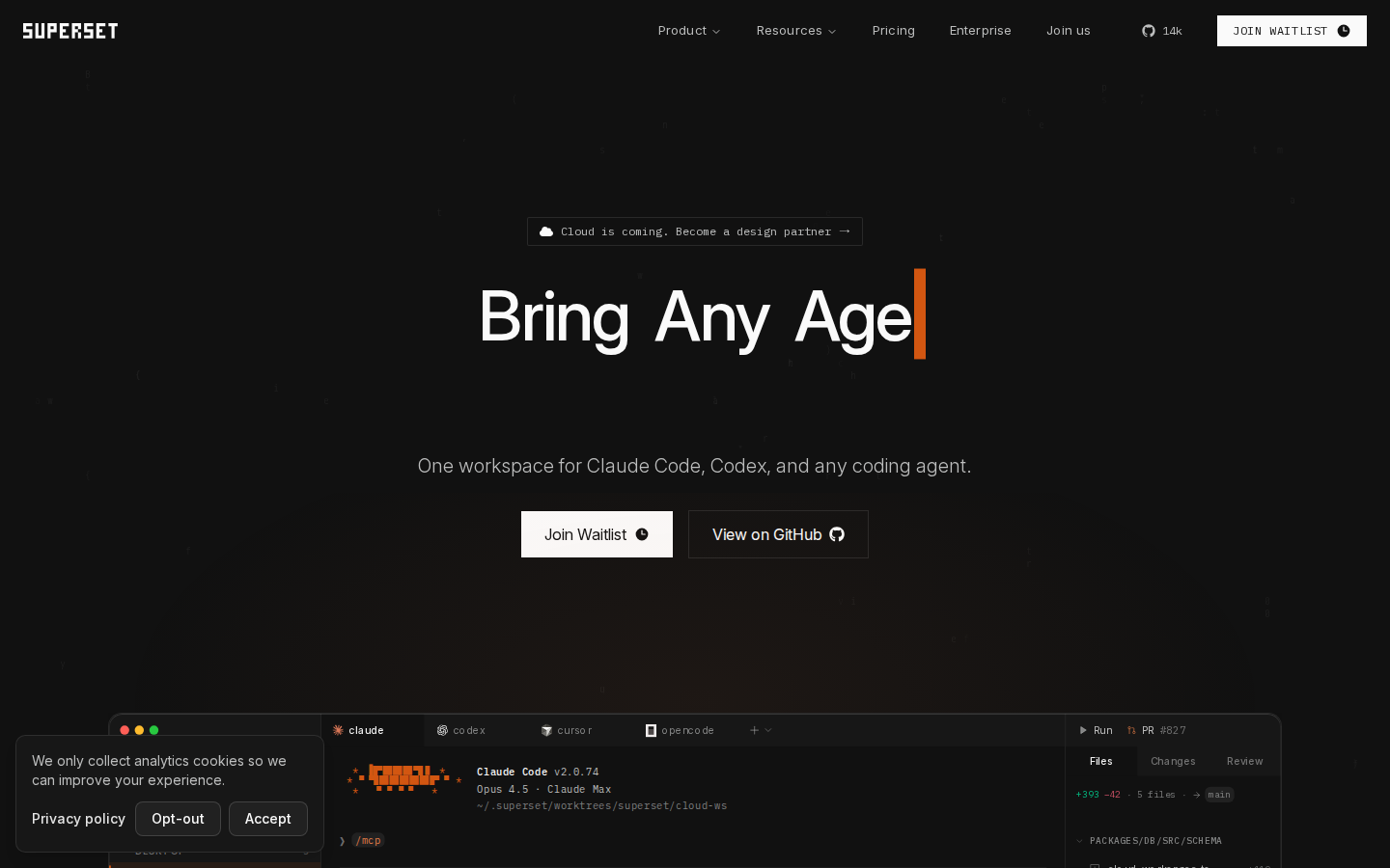 Screenshot of Superset