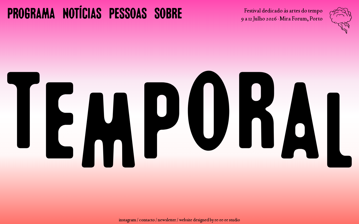Screenshot of Temporal Festival