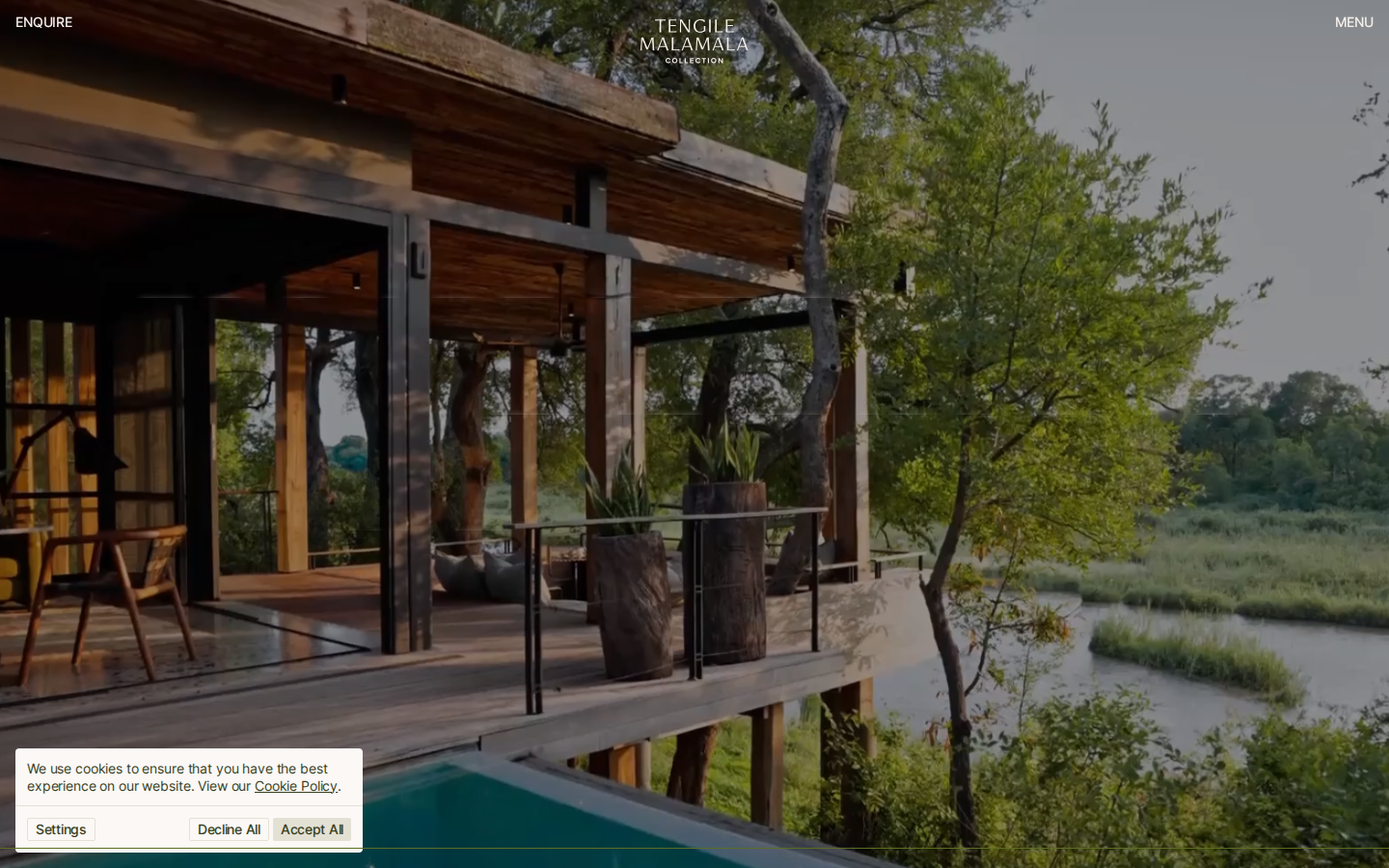 Screenshot of Luxury Safari Experiences in Greater Kruger & Sabi Sand
