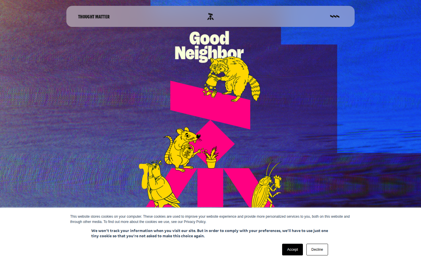 Screenshot of Thought Matter