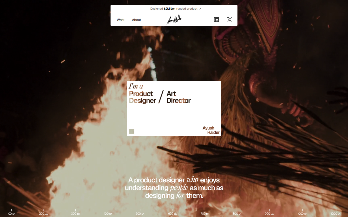 Screenshot of Portfolio
