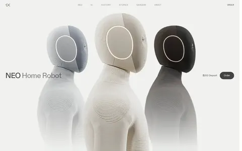 Screenshot of 1X Tech