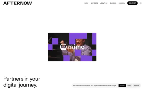 Screenshot of Afternow