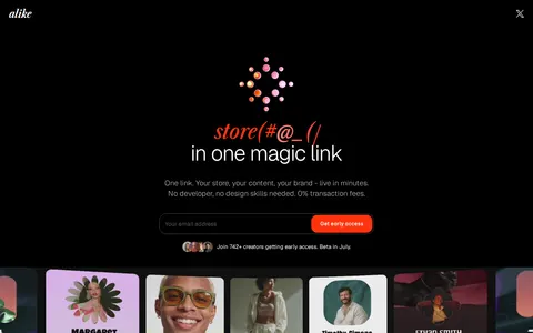 alike.page: Your online presence in one link