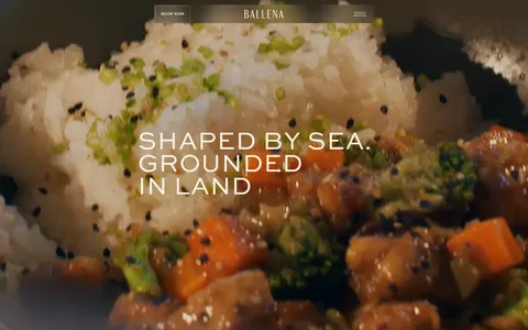 Screenshot of Ballena | Restaurante Fine Dining en Casa Ballena, Los Cabo