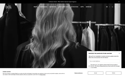 Screenshot of BDK Parfums