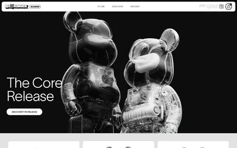 Screenshot of BE@RBRICK AUDIO STORE