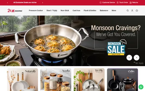 Screenshot of Bergner Home