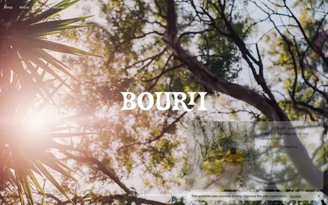 Screenshot of Botanical skincare for the body and soul. Free