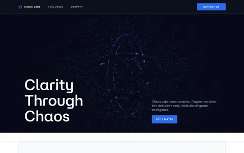 Screenshot of Chaos Labs