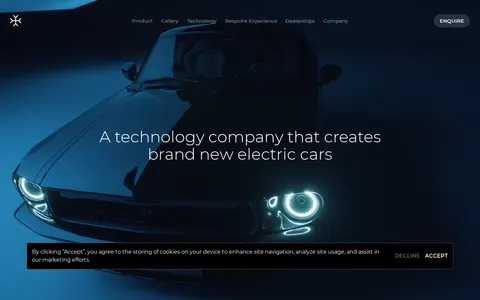 Screenshot of Home page :: Charge