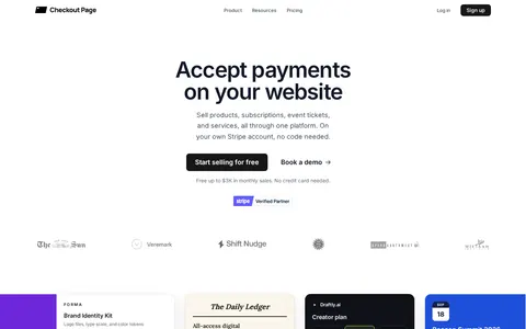Checkout Page