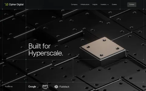 Screenshot of Cipher Digital