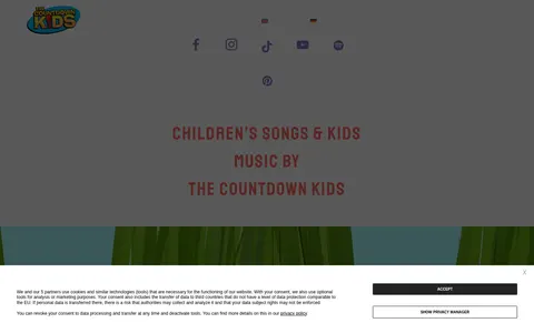 Children’s Songs & Kids Music | The Countdown Kids