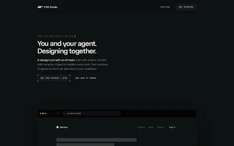 Screenshot of CSS Studio