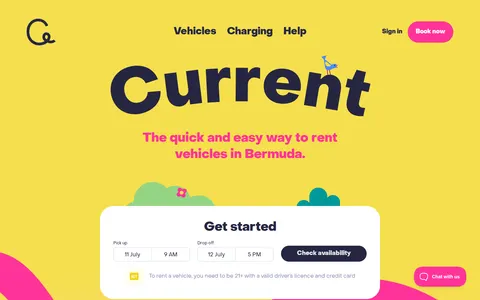 Screenshot of Current