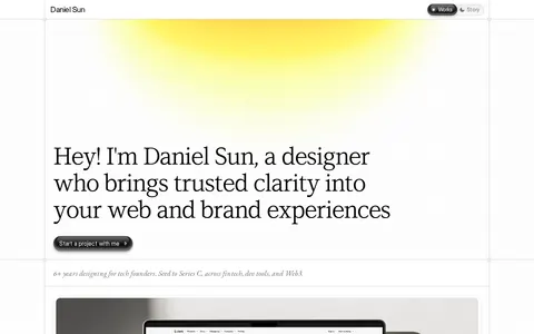 Screenshot of Daniel Sun