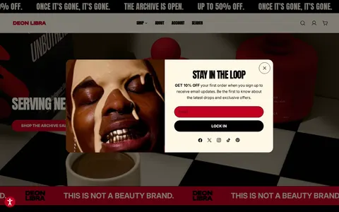 Screenshot of DEON LIBRA