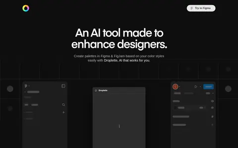 Screenshot of Droplette