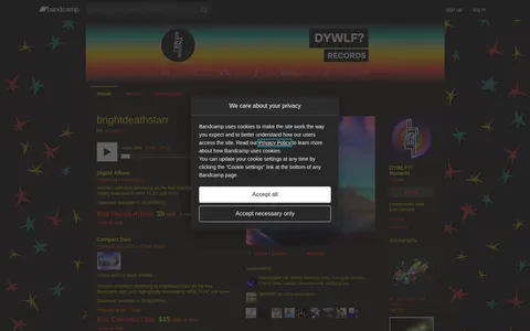 Screenshot of DYWLF?! Records