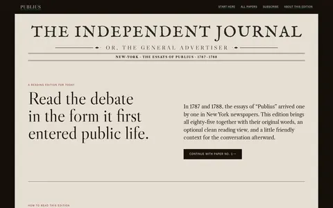 Federalist Reader