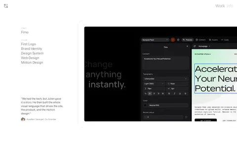 Screenshot of flexboom