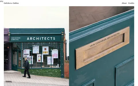 Screenshot of Iain Cochran Architects