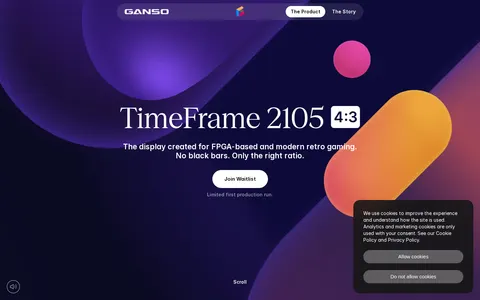 Screenshot of GANSO