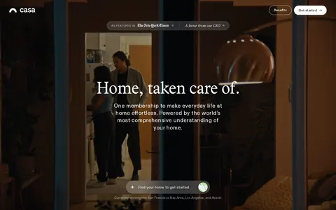 Screenshot of Casa