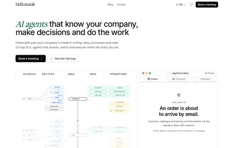 Hellomatik: AI agents that know your company
