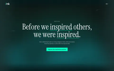 20 Years Inspired by People /nk.studio