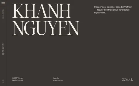 Khanh Nguyen ─ Independent Designer