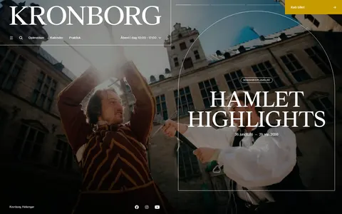 Screenshot of Velkommen til Kronborg Slot