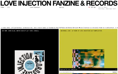 Screenshot of Love InjectionPlusLogo DesktopLogo Mobile