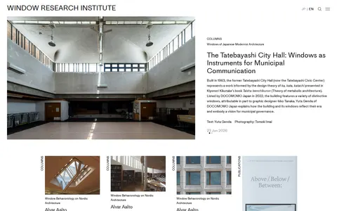 WINDOW RESEARCH INSTITUTE