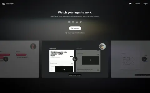 Screenshot of Mainframe