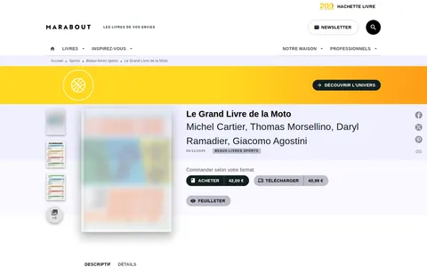 Screenshot of Le Grand Livre de la Moto (Grand format