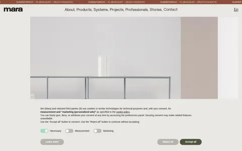 Mara, design furniture for office, contract, and home. 100% made in Italy.