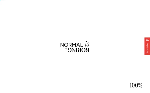 Normal is Boring