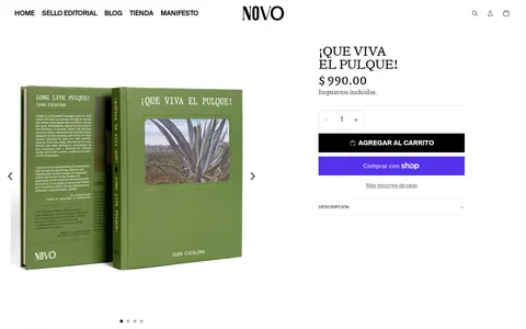 Screenshot of EDITORIAL NOVO