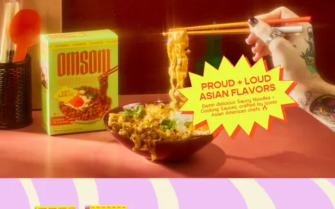 Screenshot of Omsom