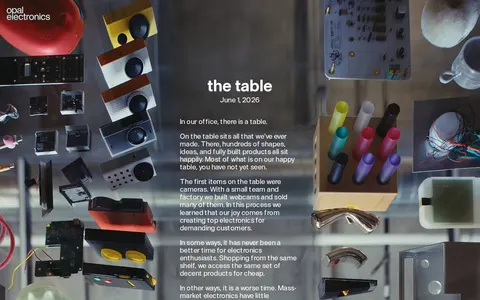 Screenshot of Opal Electronics