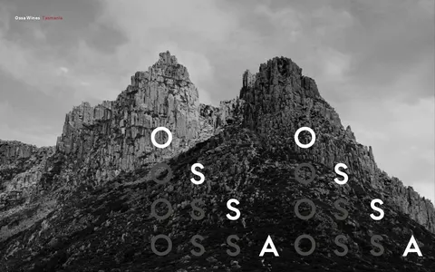 Screenshot of OSSA Wines Tasmania