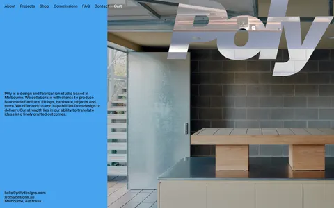 Screenshot of p0ly-designs