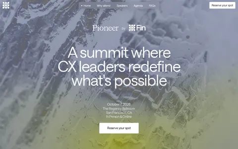 Screenshot of Pioneer by Fin