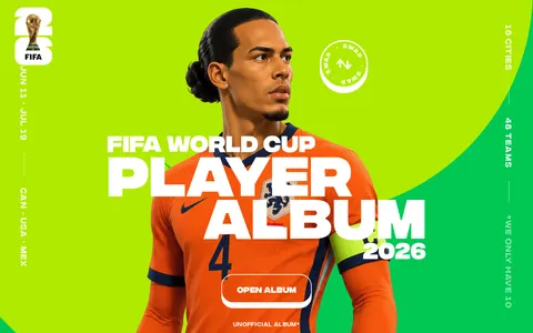 Screenshot of World Cup 2026