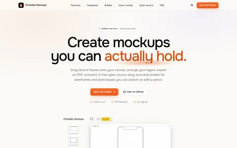 Printable Mockups