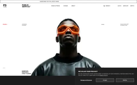 Screenshot of PUBLIC SERV-CE